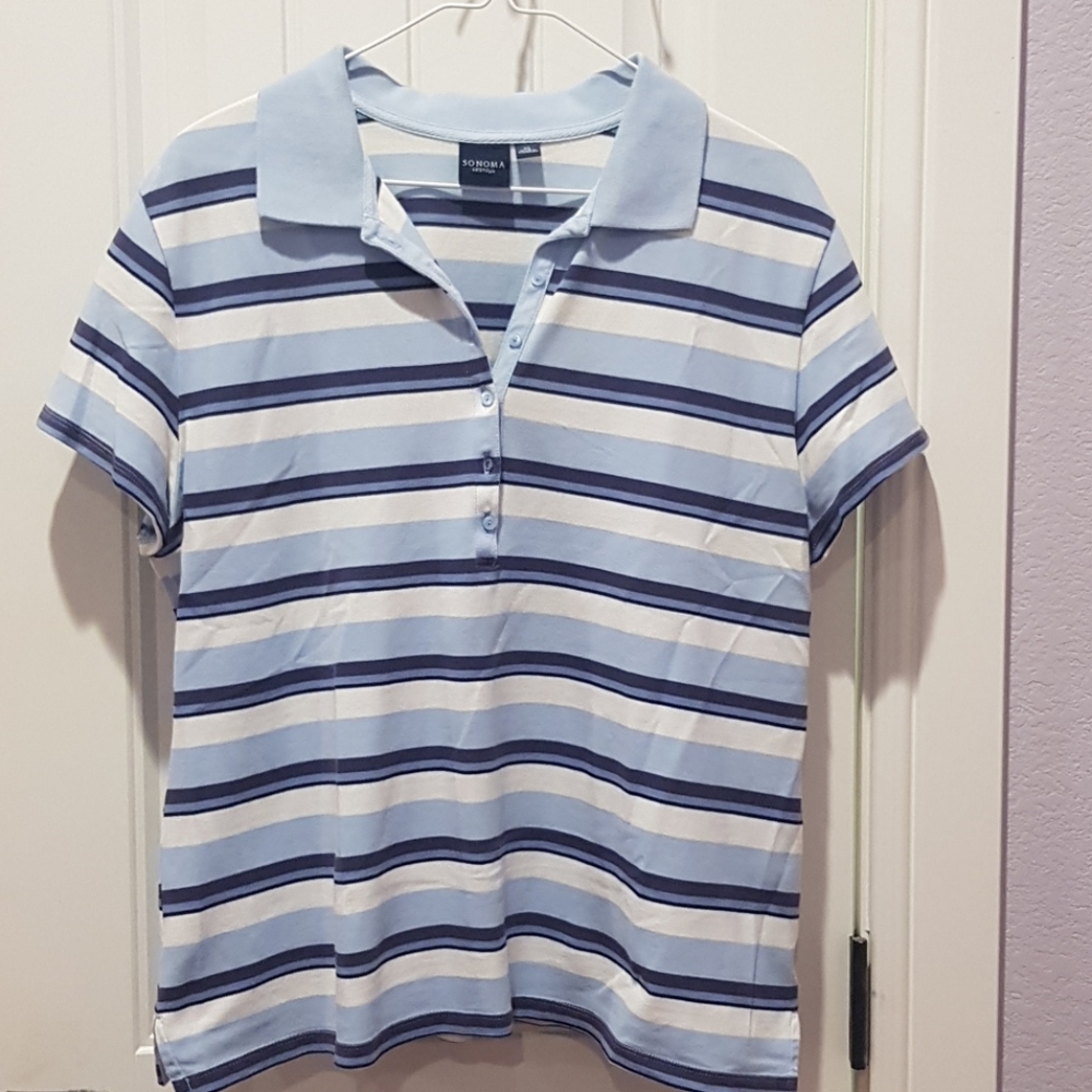 Womens Sonoma polo button down
